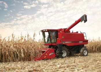Last month, there were five combine harvesters sold in South Africa – the same as in January 2020. Photo: Supplied/CASE IH