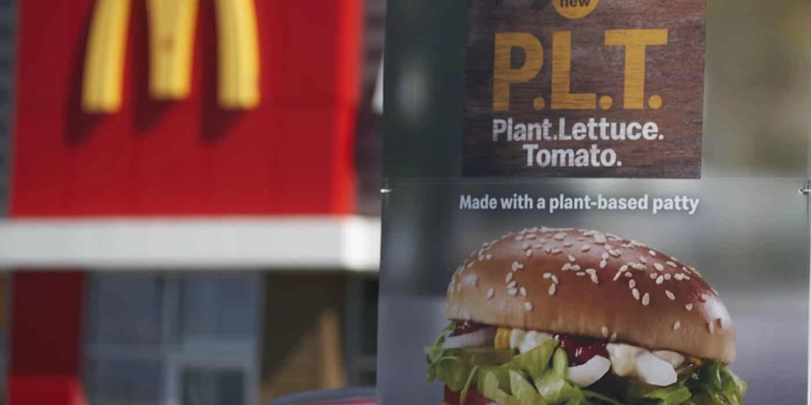 Buckle up, Mzansi. The McPlant might be coming to South Africa soon. If there’s a big enough demand for it, McDonald’s might offer the McPlant alternative to its burgers, chicken nuggets and fish options. Photo: Supplied/McDonald’s