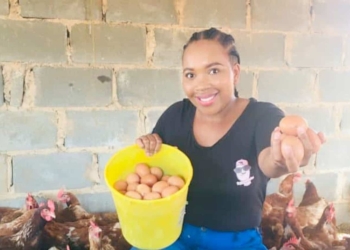 Lungelo Ndebele is the owner of Eggsclusive Eggs, which she started with her own money. Photo: Supplied/Food for Mzansi