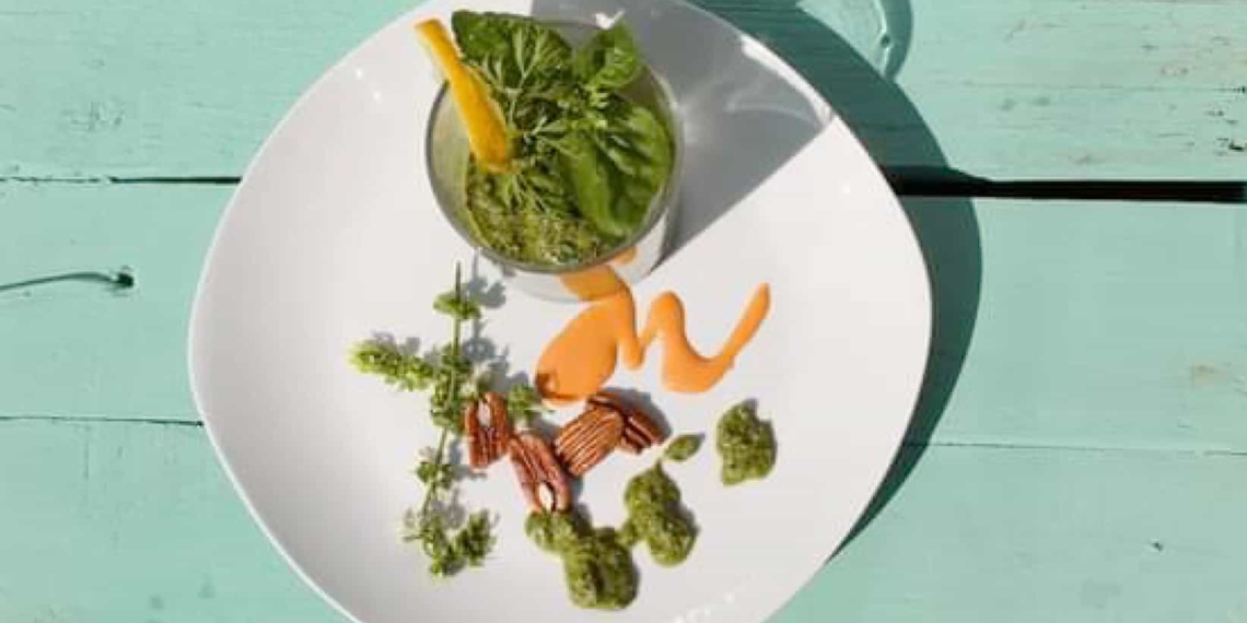 Nothing like a fresh, vibrant pesto to elevate any dish in the kitchen. Vuyo Mayesa (40) shares this recipe for pesto. Photo: Supplied/ Food For Mzansi
