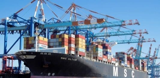 agricultural markets: MSC South Africa confirms that the MSC Altair was originally scheduled to sail from the Far East to West Africa. However upon intervention the vessel was diverted to the Port of Ngqura to cater to the export fruit market which is “very crucial to the economy of South Africa”. Photo: Supplied/Food For Mzansi
