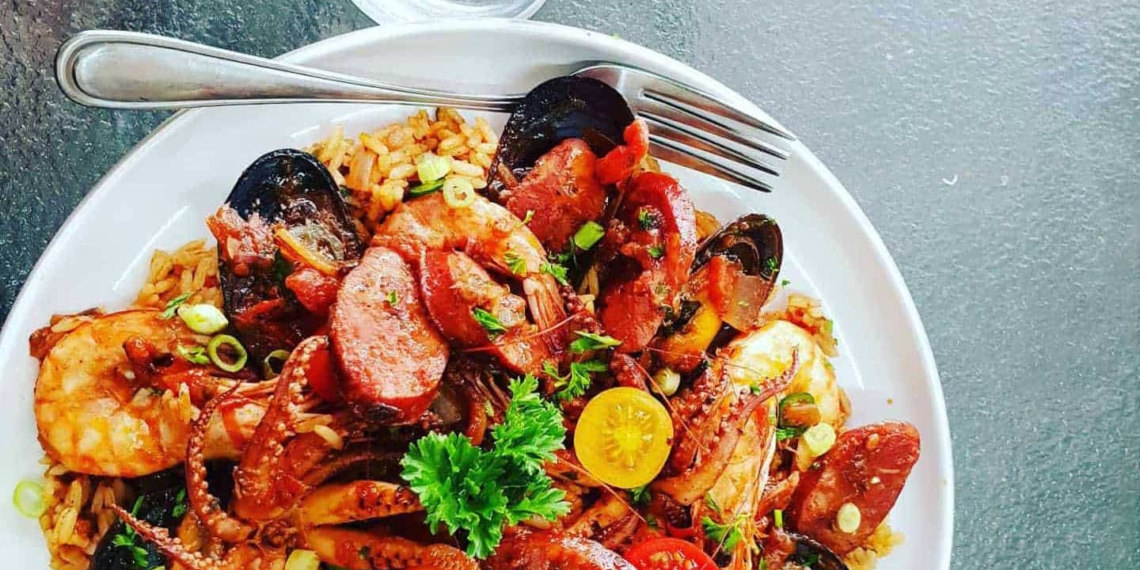 Explore the globe in your kitchen with Edgar Do Nascimentos recipe for seafood paella. Photo: Supplied/ Food For Mzansi
