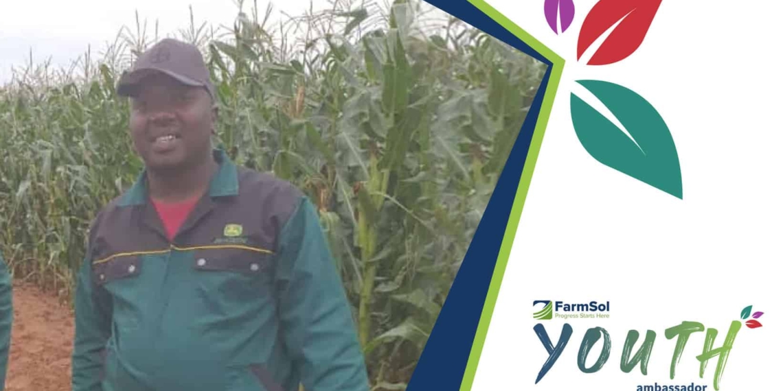 Benjamin Mbele is one of the rising farm stars participating in the FarmSol Youth Ambassador programme. Photo: Supplied/Food For Mzansi
