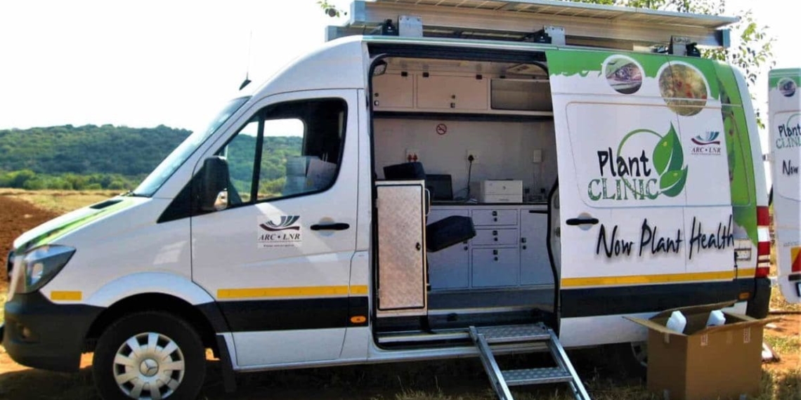 Not only does the ARC’s mobile soil testing lab provide nutrient status information, it also advises farmers on the quantities of fertiliser to add at specific crop growth stages. Photo: Supplied/Food For Mzansi