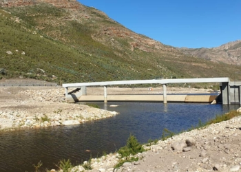 The Holsloot river weir near Rawsonville in the Western Cape. Photo: Supplied/Food For Mzansi