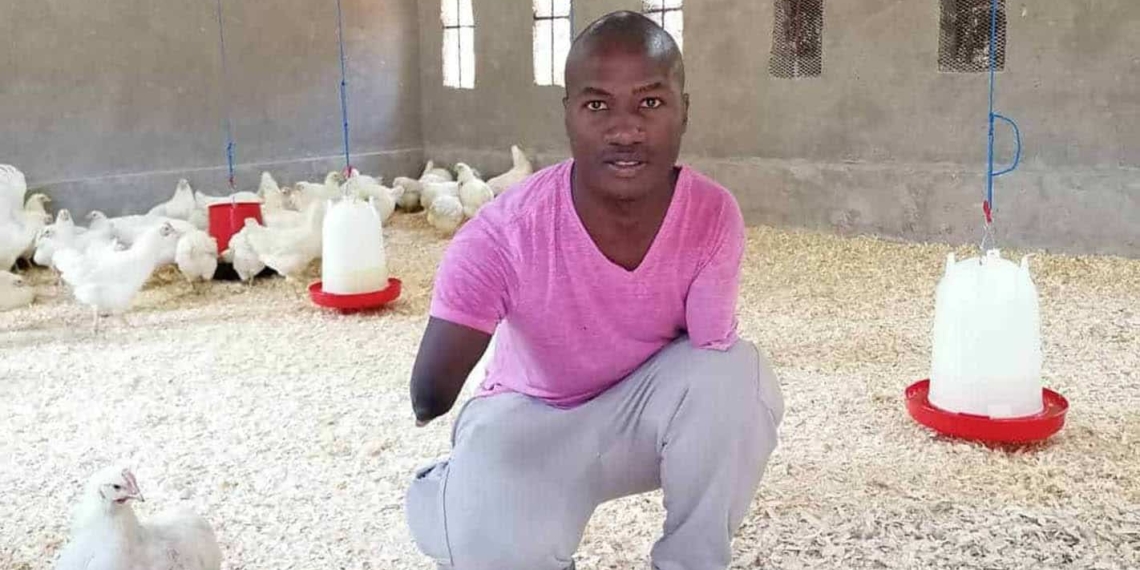 At only 33, Sibusiso Mogale is changing the narrative that you need to use chemicals to produce foods for your community. Photo: Supplied/Food For Mzansi