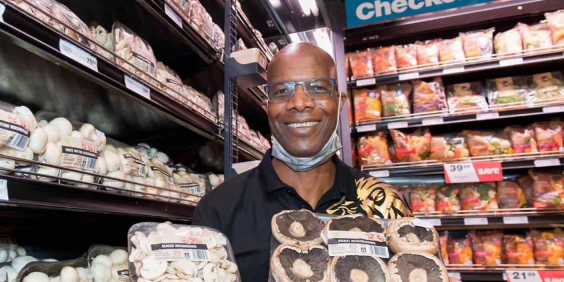 Tropical Mushrooms is the brainchild of founder and managing director Peter Nyathi. Photo: Supplied/Shoprite
