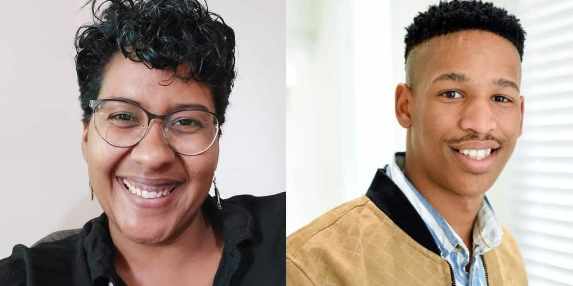 Food For Mzansi’s multi-award-winning podcast called Farmer’s Inside Track is co-anchored by journalists Dawn Noemdoe and Duncan Masiwa. Noemdoe is the editor: audience and engagement at Food For Mzansi. Photos: Supplied/Food For Mzansi
