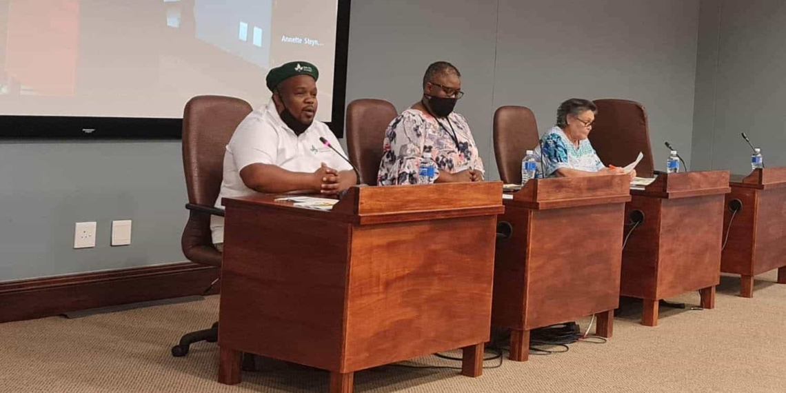 The South African Farmers’ Development Association (Safda) addressed allegations that they are “tender-orientated”. Pictured are Safda executive chairperson Dr Siyabonga Madlala, deputy chairperson Lindiwe Hlubi, and executive chairperson: PPC trade and industry, Joanmarie Fubbs. Photo: Twitter