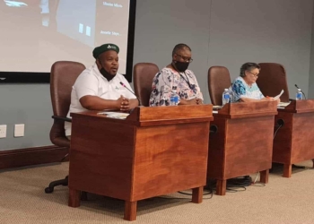 The South African Farmers’ Development Association (Safda) addressed allegations that they are “tender-orientated”. Pictured are Safda executive chairperson Dr Siyabonga Madlala, deputy chairperson Lindiwe Hlubi, and executive chairperson: PPC trade and industry, Joanmarie Fubbs. Photo: Twitter