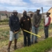 The four friends behing the Abathethi Food Garden in Nyanga are teaching community members in Western Cape townships about the importance of growing vegetables organically to preserve their health. Photo: Supplied/Food For Mzansi