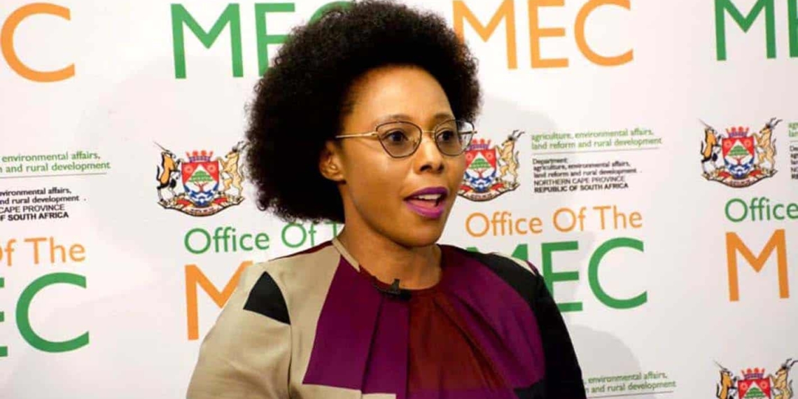 The MEC for agriculture, environmental affairs, rural development and land reform in the Northern Cape, Mase Manopole. Photo: Supplied/Food For Mzansi