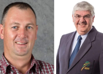 Dr Pieter Taljaard, currently employed by Bayer, will replace Jannie De Villiers as the new CEO of Grain SA on 1 September 2021. Photos: Supplied/Grain SA