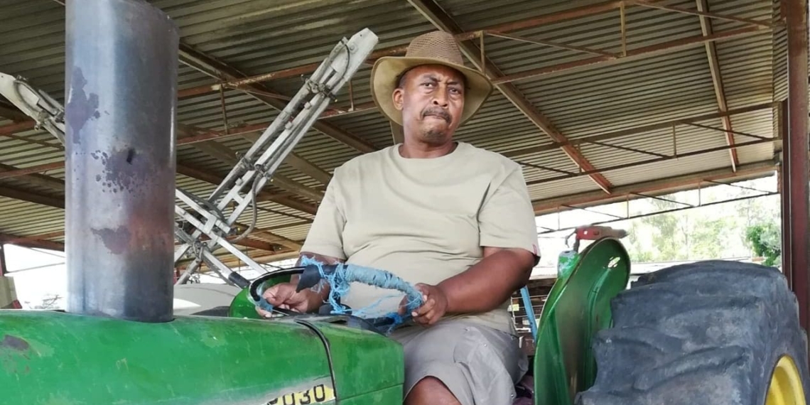 Paddy Matlolane’s elderly father, Sello, was attacked on their farm between Hobhouse and Ladybrand in the Free State. Photo: Supplied/Food For Mzansi