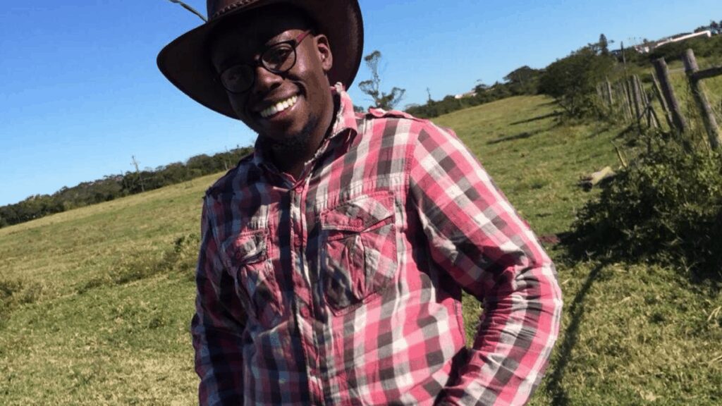 Drought disaster: Siviwe Tikana, an Eastern Cape dairy farmer. Photo: Supplied/Food For Mzansi