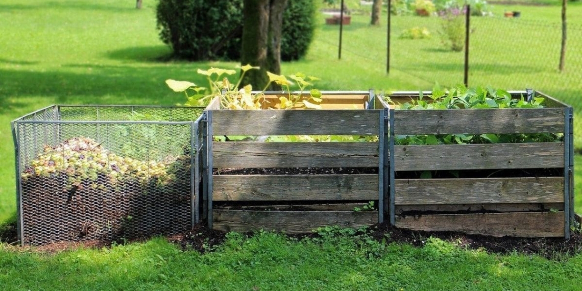 How to construct a compost area with limited resources