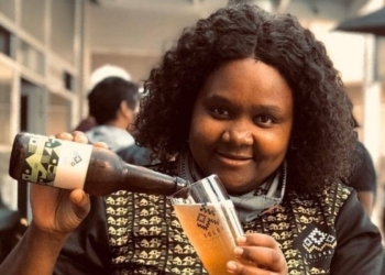 Pioneering brewmaster Apiwe Nxusani-Mawela. Photo: Supplied/Food For Mzansi