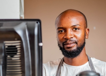 Xitsakiso Baloyi is an entrepreneur with an eye on the future. Under his "Rabbit" brand he has run a clothing range, car hire and an eventing business. Now he is dreaming big with Rabbit's Pizza, located just off the University of Limpopo campus in Mankweng. Photo: Supplied/Food For Mzansi