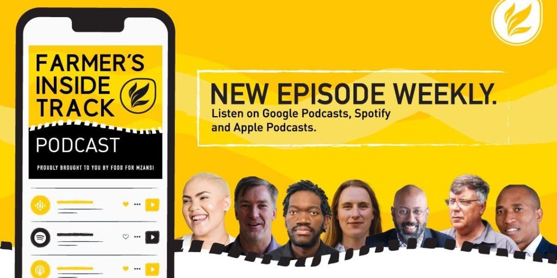 This week’s podcast features (from left) Terri-Ann-Brouwers, Dr Naudé Malan, Julian Kanjere, Renate Griessel, Kevin Naidoo, Barry Nel, and Dr Sifiso Ntombela. Photos: Supplied/Food For Mzansi