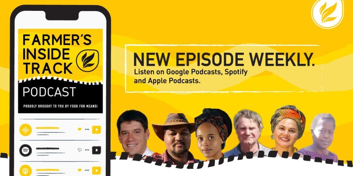 This week’s podcast features (from left) Francois van de Vyver, Whernit Dirks, Gugulethu Mahlangu, John Pietersen, Najwah Allie-Edries, and Mandisa Bell. Photos: Supplied/Food For Mzansi.