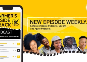 This week’s podcast features (from left) Nicole Ludolph, Precious Mathibe, Njabulo Mbokane, Mmabatho Morudi, Duncan Masiwa, and Dawn Nomdoe. Photos: Supplied/Food For Mzansi.