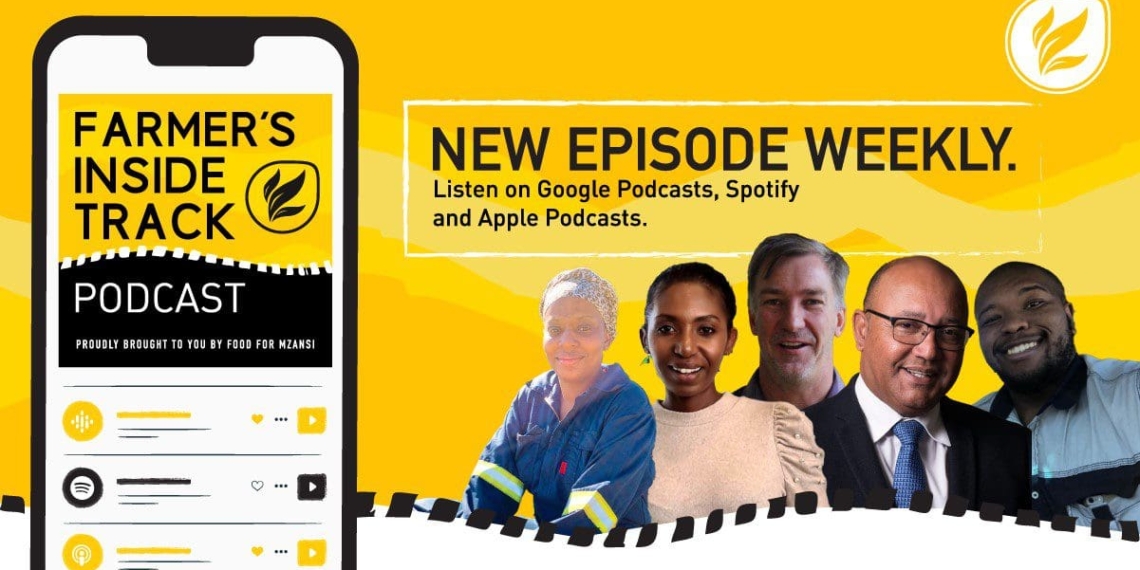 This week’s podcast features (from left) Relobohile Selete, Katlego Ngwane, Naude Malan, Christo van der Rheede, and Athenkosi Denga. Photos: Supplied/Food for Mzansi.