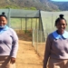 Mary-Ann Swart and Kathryn van Zyl are both agricultural students at the Jakes Gerwel Technical High School. They plan to pursue careers in agriculture. Photo: Food For Mzansi