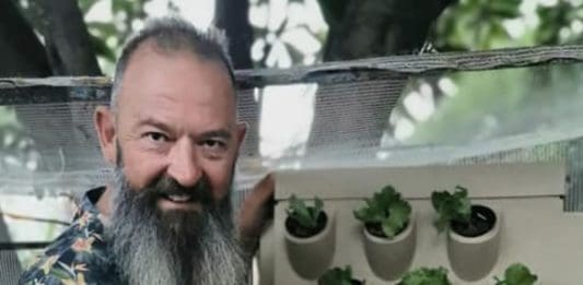 Thabo Olivier is a well-known food security activist in Bloemfontein in the Free State, He teaches ordinary South Africans about the importance of growing their own food in the quest for national food security. Photo: Facebook
