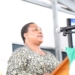 Agriculture minister Thoko Didiza speaking at the engagement with farm workers at Cederberg, Municipality, Western Cape. Photo: Supplied/DALRRD