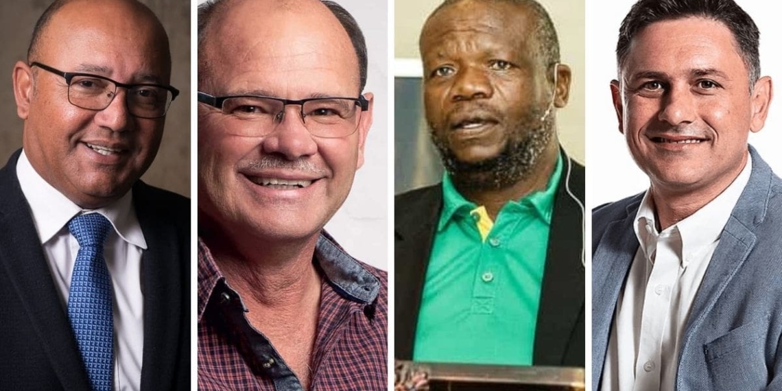 Mpumalanga PALS: Featured from the left are Christo van der Rheede from Agri SA, Piet Potgieter from VKB, Nakana Mosaka from Afasa and Tommy Ferreira from Mpumalanga Agriculture. Photos: Supplied/Food For Mzansi