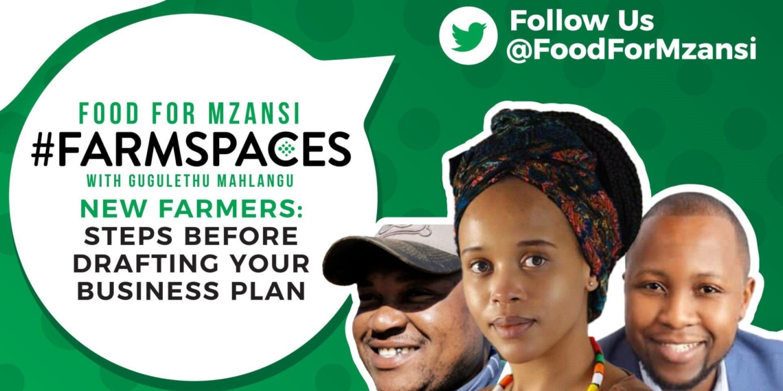 Agriculture events: On the next Food For Mzansi #Farmspaces, we discuss setting up a business plan. Photo: Supplied/Food For Mzansi