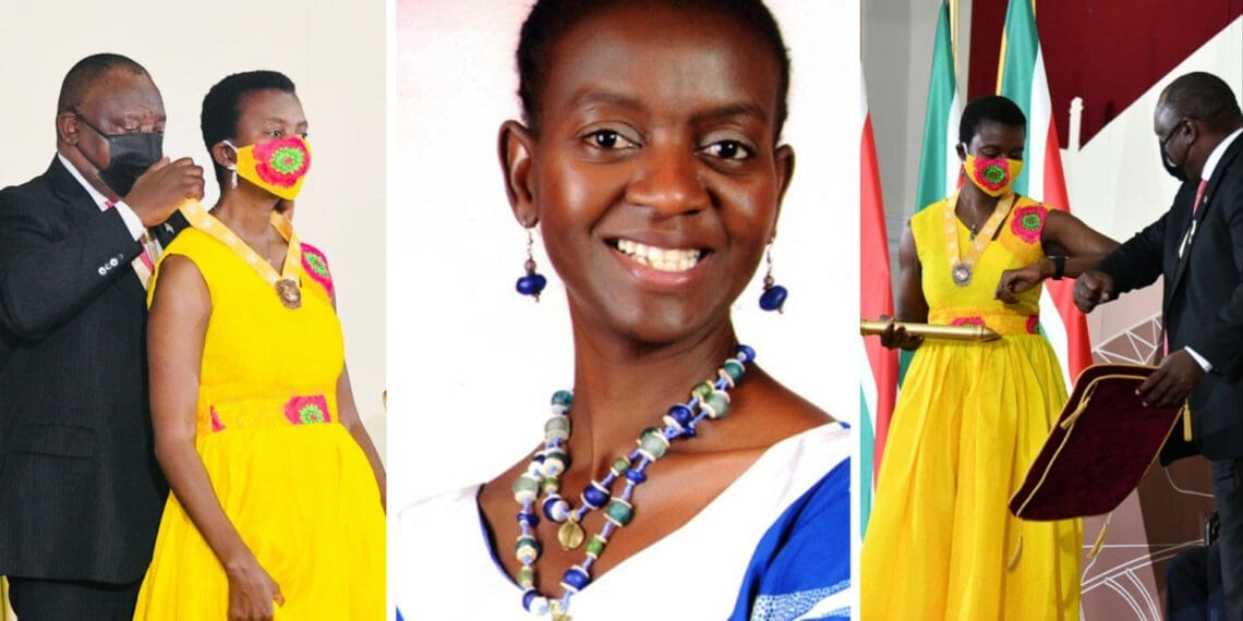 Dr Hlamalani Ngwenya is a social scientist and global citizen who has just been bestowed one of the highest honours in the country by President Cyril Ramaphosa. Photos: Supplied/ResearchGate/Food For Mzansi