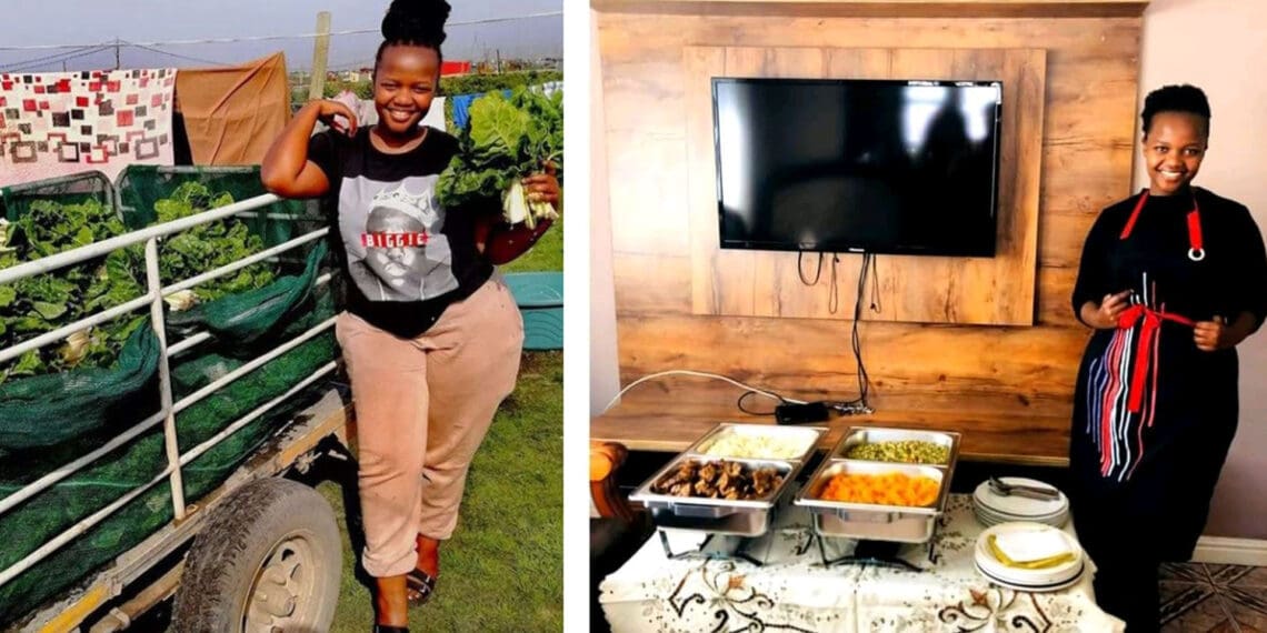 From farmer to butcher and now to catering. Khayelitsha's Spinach Queen Ncumisa Mkhabile truly does it all. Photo: Supplied/Food For Mzansi