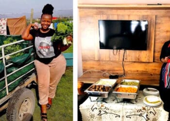 From farmer to butcher and now to catering. Khayelitsha's Spinach Queen Ncumisa Mkhabile truly does it all. Photo: Supplied/Food For Mzansi