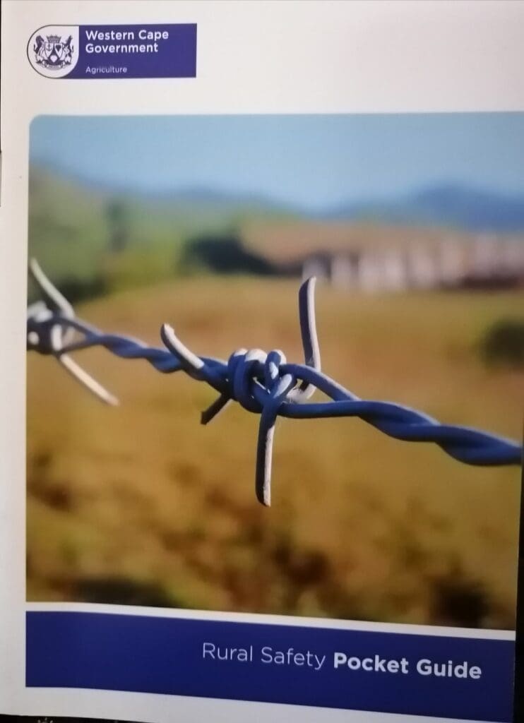 Rural Safety Pocket Guide. Photo: Supplied/Food For Mzansi