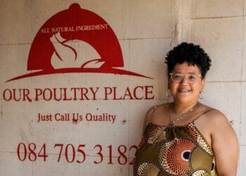 Joandra Cloete Gregory has a deep passion for poultry. Photo: Supplied/Food for Mzansi