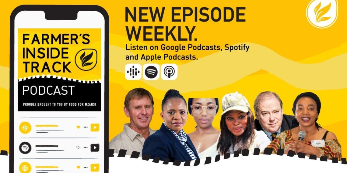 This week’s Farmer's Inside Track podcast features (from left) Mark Hutton, Matlou Setati, Zukiswa Gqirana, Ipeleng Kwadi, Francois Baird and Mpho Maja. Photos: Supplied/Food For Mzansi