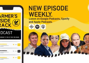 This week’s Farmer's Inside Track podcast features (from left) Mark Hutton, Matlou Setati, Zukiswa Gqirana, Ipeleng Kwadi, Francois Baird and Mpho Maja. Photos: Supplied/Food For Mzansi
