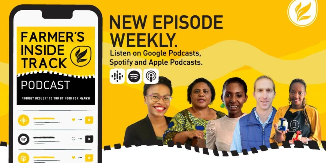 This week's podcast features (from left): Ikageng Maluleke, Thoko Didiza, Katlego Ngwane, Brendan Neumann and Vhongani Shumba. Photos:Supplied/Food for Mzansi