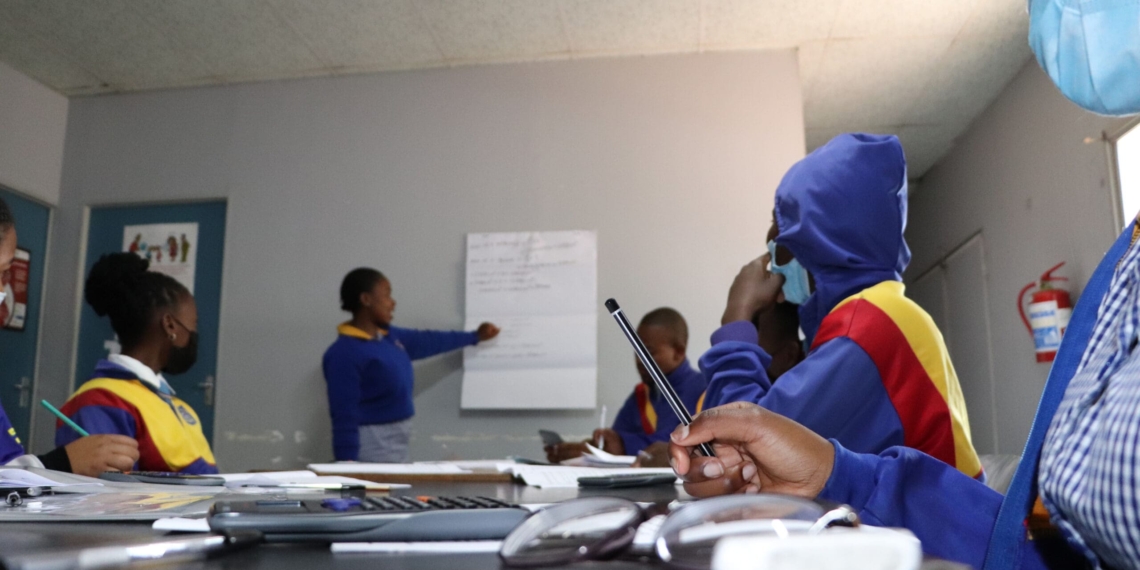 Learners studying at the Witsand Resource Centre. Photo: Nicole Ludolph/Food For Mzansi