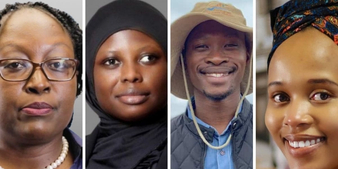 Some of Africa’s finest young agriculturists will address the Pan-African Summit on Youth in Sustainable Agriculture hosted by Food For Mzansi next week. Pictured from the left are Grace Obeda from the African Development Bank, Rahmat Eyinfunjowo from Nourishing Africa and farmers Andile Ngcobo and Gugulethu Mahlangu. Photos: Supplied/Food For Mzansi