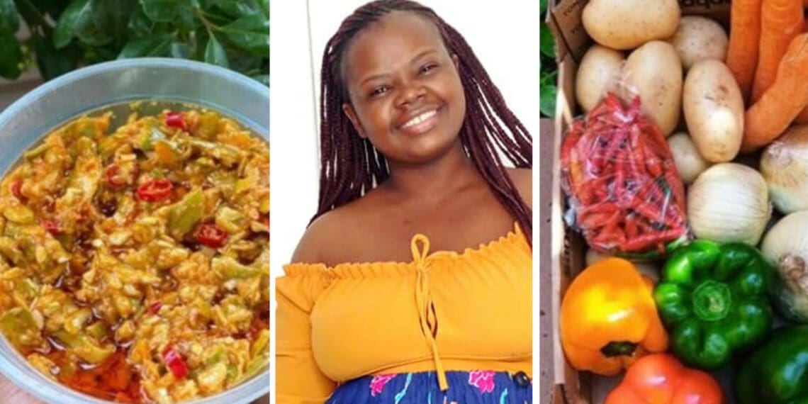 Senzekile Mabaso makes avocado artchar and sells vegetables in Gauteng. Photo: Supplied/Food For Mzansi