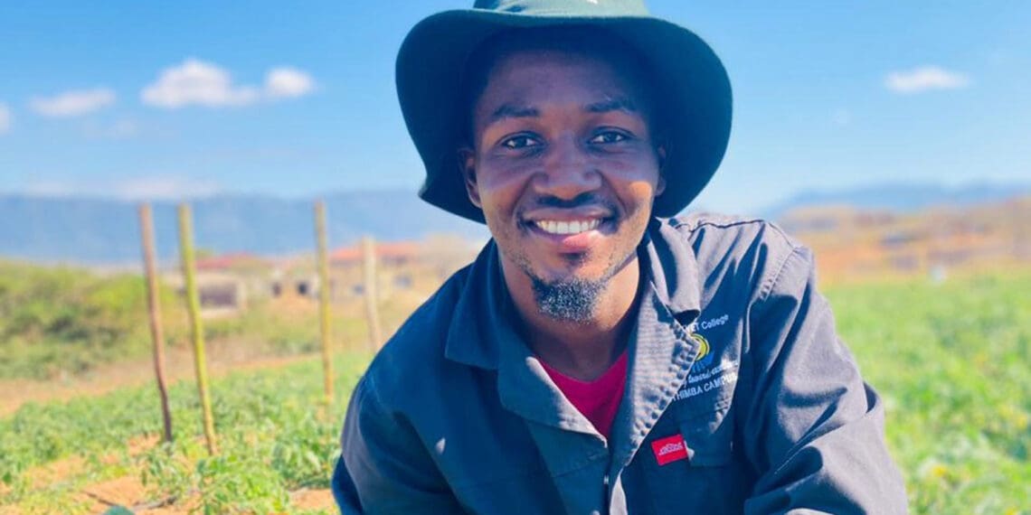 Romeo Sedibe (25) a small-scale farmer in Mpumalanga. Photo: Supplied/Food For Mzansi.