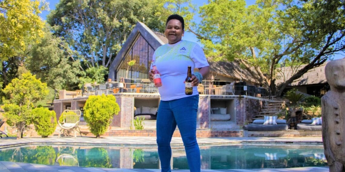 Apiwe Nxusani-Mawela had to close her beer brewery last year as a result of the Covid-19-related bans on alcohol sales. But she's making a strong comeback. Photo: Supplied/Apiwe Nxusani-Mawela