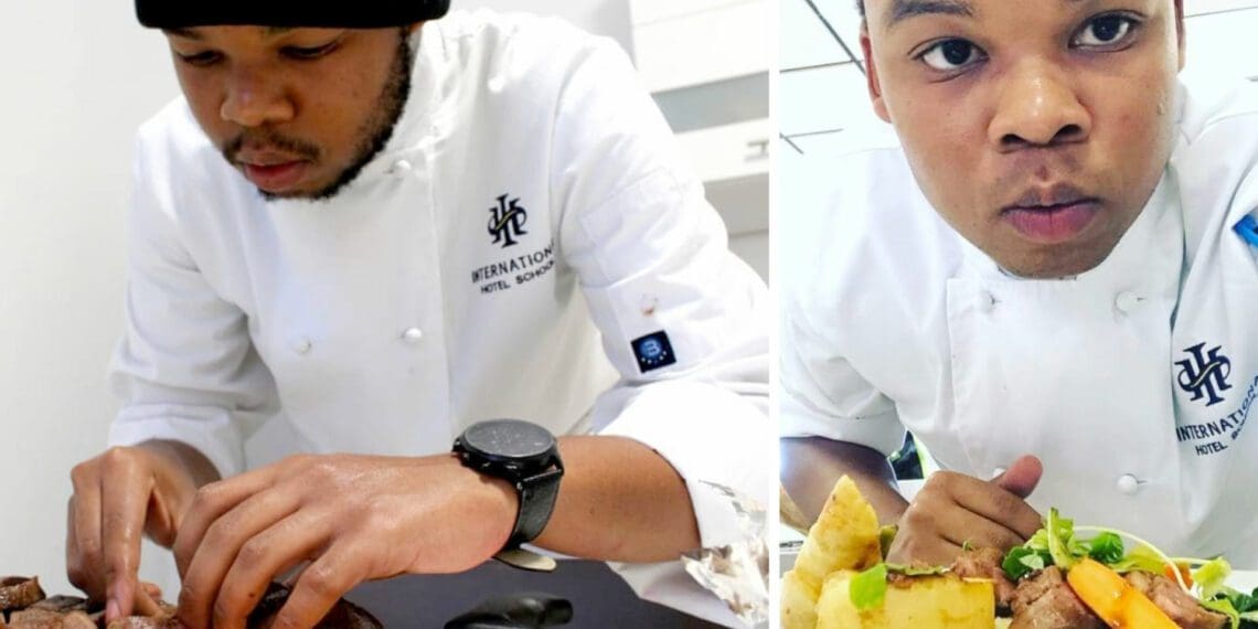 New kid on the block Itumeleng Mabille has been flexing his chef muscles for six months and believes that it takes the simplest ingredients to make a dish special. Photo: Supplied/Food For Mzansi