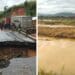 Many roads in rural areas of Madagascar have been destroyed, while farmers have had to watch from afar how their field crops get submerged under water. Photo: Supplied/Money For Madagascar