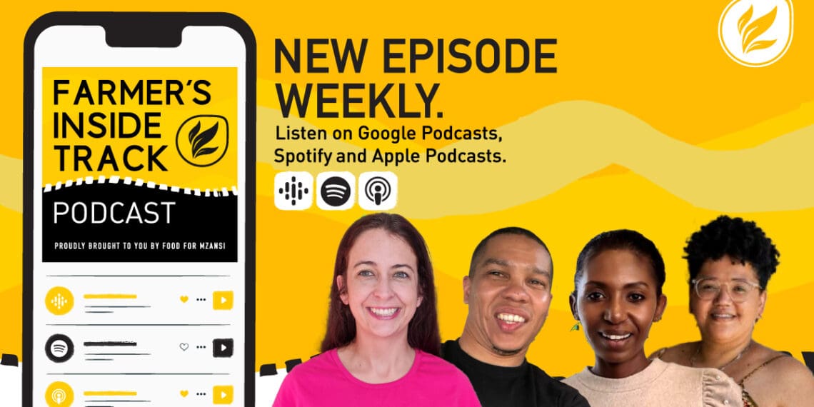 This podcast episode features (from left): Kelly Dini, Ulrich Le Kay, Katlego Ngwane and Jo-Andra Gregory Cloete. Photos: Supplied/Food For Mzansi.