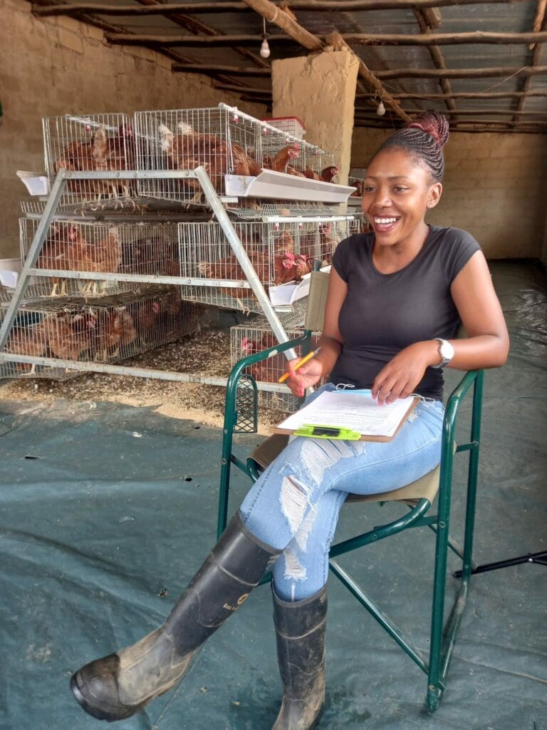 Mpumalanga farmer Lebogang Mashigo has seen many ups and downs since she first started Eggsellent in 2019. Photo: Supplied/Food For Mzansi