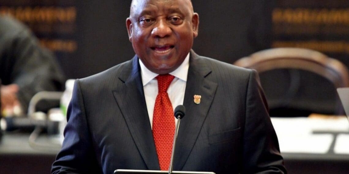 SONA: President Cyril Ramaphosa delivering the 2022 State of the Nation Address at the Cape Town City Hall. Photo: GCIS