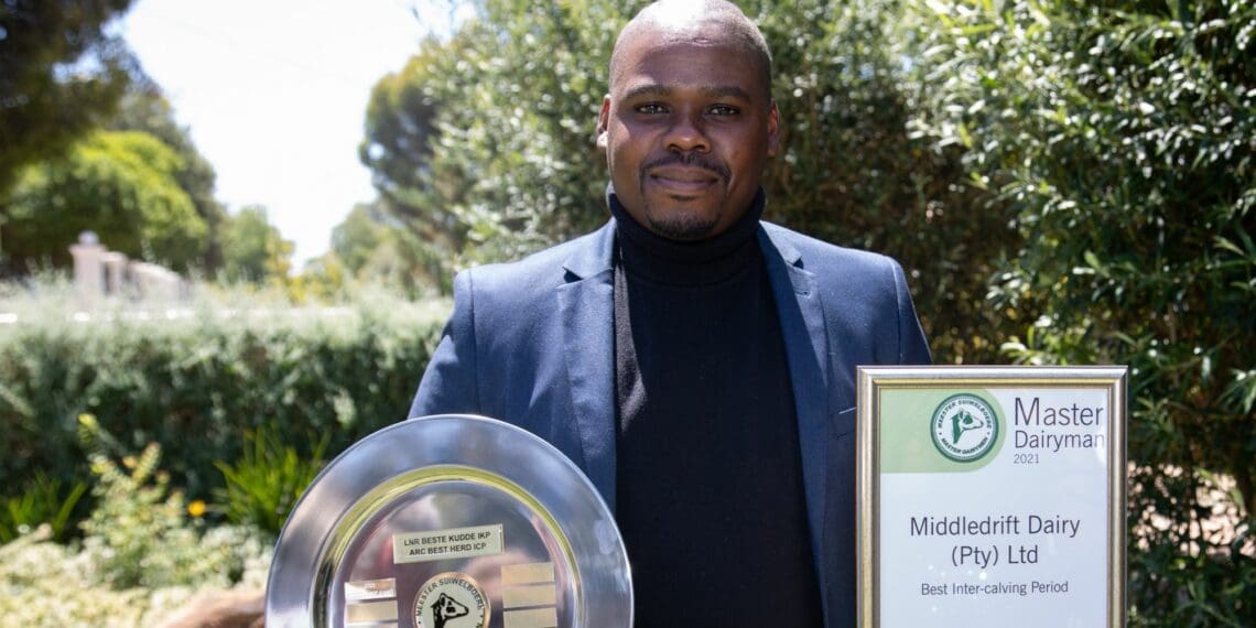 Sipho Nondlebe, an award-winning dairy farmer from the Eastern Cape. Photo: Supplied/Agri-Expo